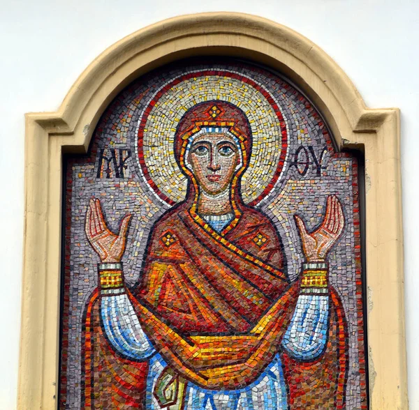 Christian Mosaic Picture Church — Stock Photo, Image