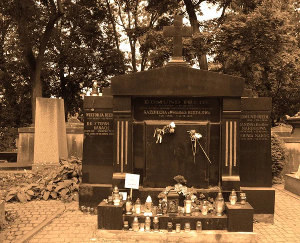 Lviv Ukraine Lychakiv Cemetery Officially State History Culture Museum Preserve — 图库照片