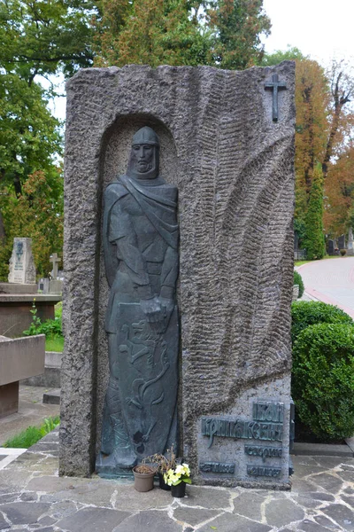 Lviv Ukraine Lychakiv Kyrkogård Officiellt Statens Historia Och Kultur Museum — Stockfoto