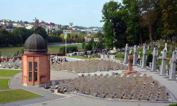 Lviv Ukraine Лічаківський Цвинтар Офіційно Державний Музей Історії Культури Личаківський — стокове фото