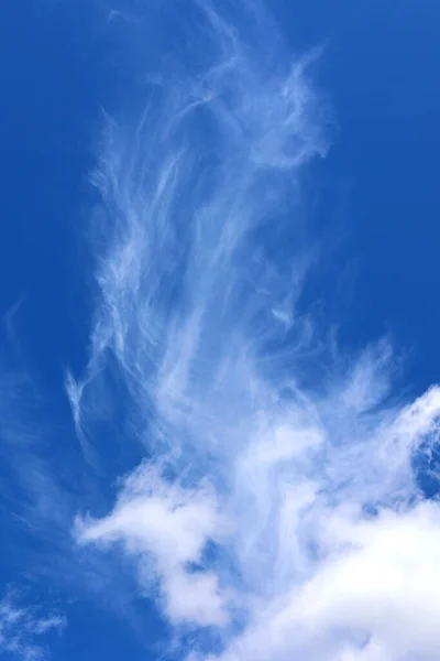 Clouds over blue sky in Quebec province, Canada