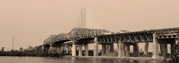 Montreal Canada 2021 Champlain Bridge Montreal 19622019 Eröffnet 1962 Wurde — Stockfoto