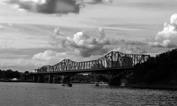 Ottawa Ontario Canada 2021 Royal Alexandra Interprovincial Bridge Alexandra Bridge —  Fotos de Stock