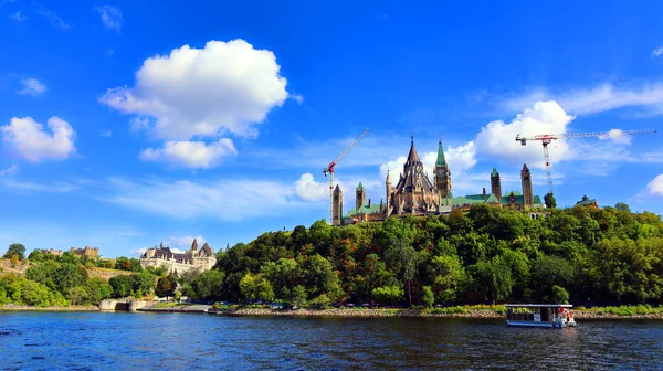 Ottawa Ontario Canada 2021 Oslavách 150 Výročí Založení Kanady Uzavře — Stock fotografie