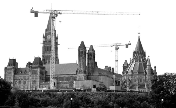 Ottawa Ontario Canada 2021 Після 150 Річного Ювілею Канади Блок — стокове фото