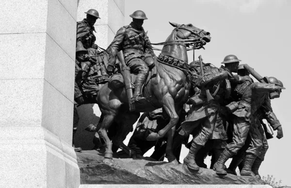 Ottawa Ontario Canada 2021 National War Memorial Tall Granite Cenotaph — Stock Photo, Image