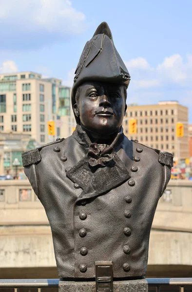 Ottawa Ontario Canada 2021 Bronze Sir Isaac Brock Fue Oficial — Foto de Stock