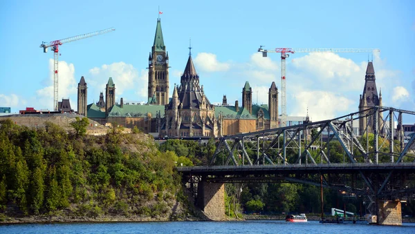 Ottawa Ontario Canada 2021 Royal Alexandra Interпровінційний Міст Або Міст — стокове фото