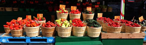 Verduras Orgánicas Frescas Mercado —  Fotos de Stock