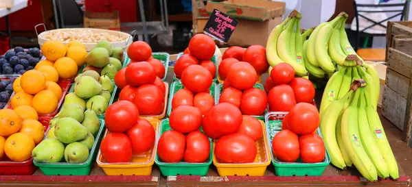 Frutas Verduras Coloridas Mercado —  Fotos de Stock