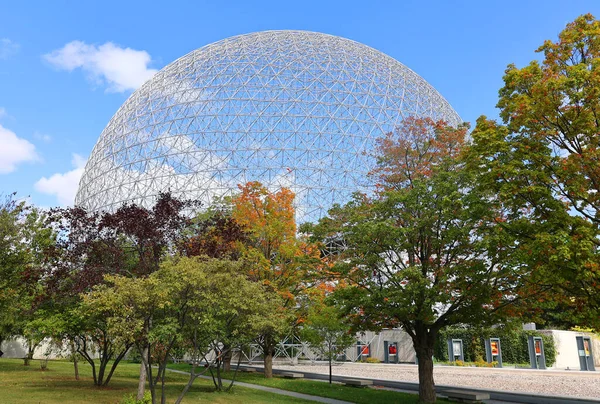 Montreal Canada 2021 Biosfera Museu Montreal Dedicado Meio Ambiente Localizado — Fotografia de Stock