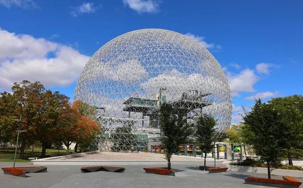 Montreal Canadá 2021 Biosfera Museo Montreal Dedicado Medio Ambiente Situado — Foto de Stock