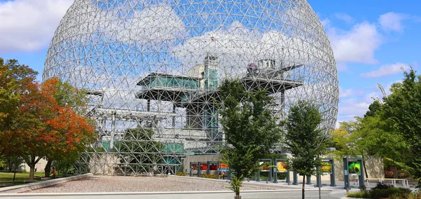 Montreal Canadá 2021 Biosfera Museo Montreal Dedicado Medio Ambiente Situado — Foto de Stock