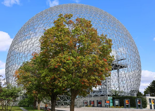 Montreal Canada 2021 Biosfera Museu Montreal Dedicado Meio Ambiente Localizado — Fotografia de Stock