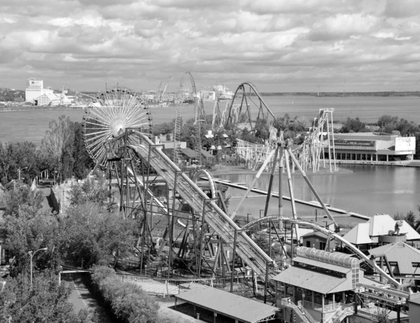 Montreal Quebec Canada Ronde Amusement Park Montreal Built Entertainment Complex — Stock Photo, Image