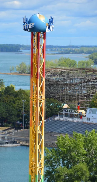 Montreal Quebec Canada Ronde Parque Diversões Montreal Construído Como Complexo — Fotografia de Stock