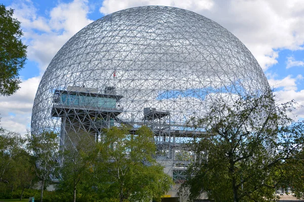 Montreal Canada 2021 Biosfera Museo Montreal Dedicado Medio Ambiente Situado — Foto de Stock