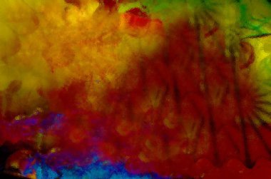 Parlak yüzey veya parlak cam üzerinde dalgalı parlak renkler desenli soyut arkaplan