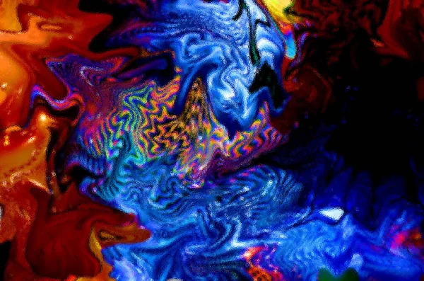 Абстрактный Фон Волнистым Сверкающим Рисунком Цветов Блестящей Глянцевой Поверхности Блестящим — стоковое фото