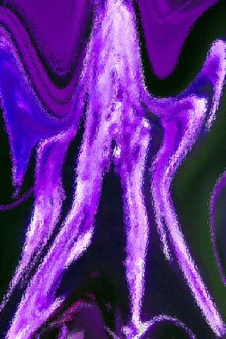 Parlak yüzey üzerinde parlak mavi, turuncu renkler desenli soyut arkaplan ya da parlak cam