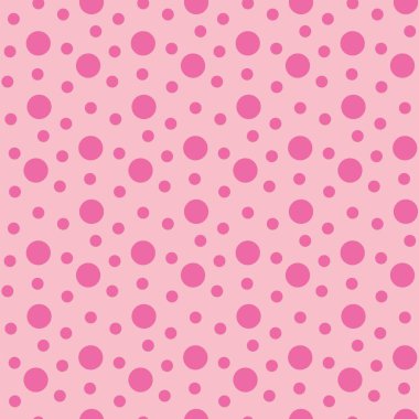 Pembe benekli kusursuz desen
