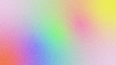 Poster tasarımı için dalga desenli renkli gradyanın soyut arkaplanı. Retro gradyan arkaplan gürültü dokusu efekti.