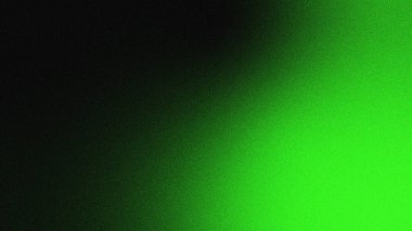 Koyu yeşil ve siyah taneli soyut arka plan, web afiş tasarımı için Grainy gradient soyut arkaplan, tahıl dokusu efekti, kopyalama alanı, arkaplan.