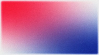 Kırmızı ve mavi gradyan soyut arkaplan. Web afişi poster tasarımı için gradyan soyut arkaplan, tahıl dokusu efekti, kopyalama alanı, arkaplan.