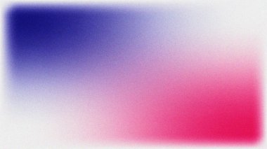 Mavi, kırmızı, gürültülü, gradyan, soyut arka plan. Web afişi poster tasarımı için gradyan soyut arkaplan, tahıl dokusu efekti, kopyalama alanı, arkaplan.