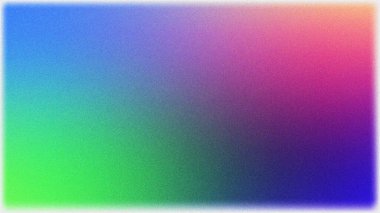 Renkli retro gradyan soyut arkaplan. Web afişi poster tasarımı için gradyan soyut arkaplan, tahıl dokusu efekti, kopyalama alanı, arkaplan.