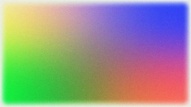 Retro renkli gürültülü gradyan soyut arkaplan. Web afişi poster tasarımı için gradyan soyut arkaplan, tahıl dokusu efekti, kopyalama alanı, arkaplan.