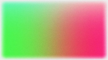 Web afişi poster tasarımı için pembe ve yeşil gradyan soyut arkaplan, tahıl dokusu efekti, kopyalama alanı, arkaplan.