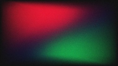 Pembe, kırmızı ve yeşil gradyan. Gürültülü, soyut bir arka plan. Web afişi poster tasarımı için gradyan soyut arkaplan, tahıl dokusu efekti, kopyalama alanı, arkaplan.