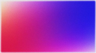 Retro grainy gradient with blue and pink noisy effect. Grainy gradient abstract background for web banner poster design, grain texture effect, copy space, Backdrop.