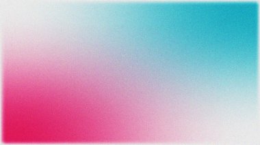 Blue and pink grainy gradient with noise effect. Grainy gradient abstract background for web banner poster design, grain texture effect, copy space, Backdrop.