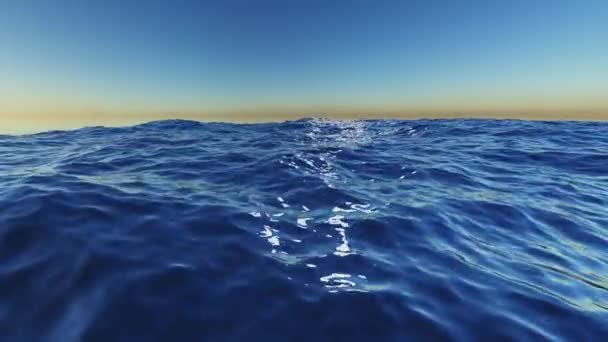 Agua junto al océano — Vídeos de Stock