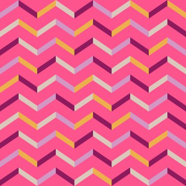 Soyut kesintisiz çizgili desen. Vektör çizim