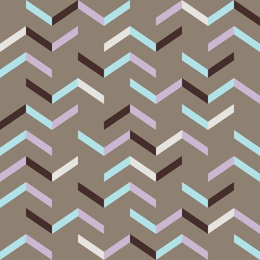 Soyut kesintisiz çizgili desen. Vektör çizim