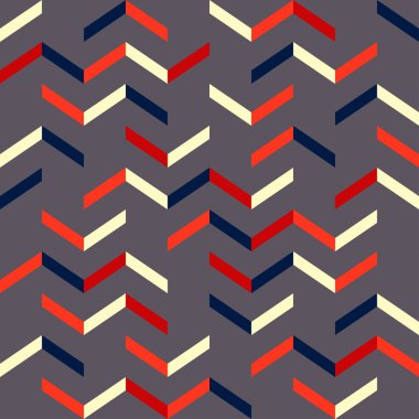 Soyut kesintisiz çizgili desen. Vektör çizim