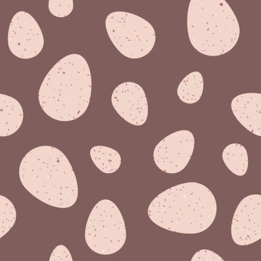 Kusursuz Paskalya Arkaplanı Doğal Yumurtalar ve Paskalya