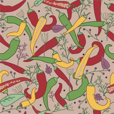 Biber ve baharat desen