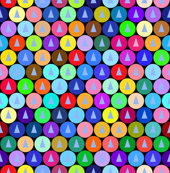 Bright pushpin. Seamless pattern — Stock Vector