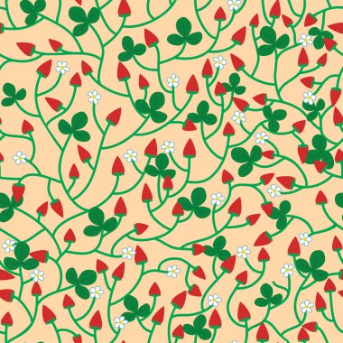 Çilek dallarında. Seamless modeli