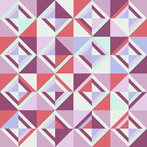 Цветные треугольники. Бесшовный рисунок — стоковый вектор