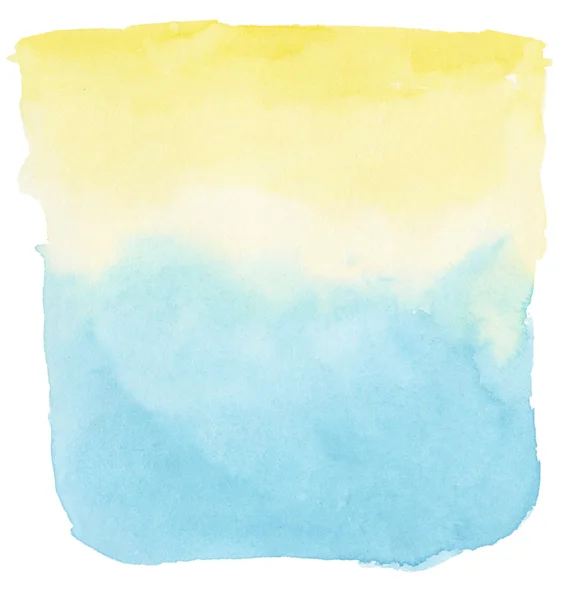 Hand painted watercolor backgrounds. Watercolor washes. Blue and — Stock Photo, Image