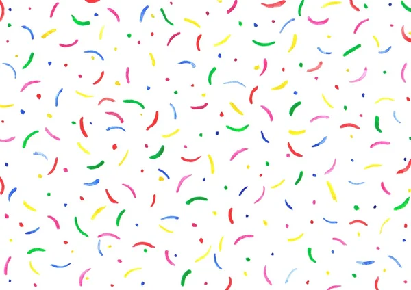 Akwarela tekstury kolor konfetti — Zdjęcie stockowe