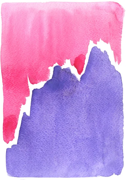 Abstract hand-drawn watercolor blotch — Stock Photo, Image