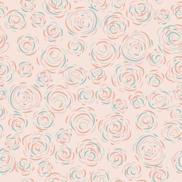 Nahtlose Rosen Hintergrund, Vektorillustration — Stockvektor