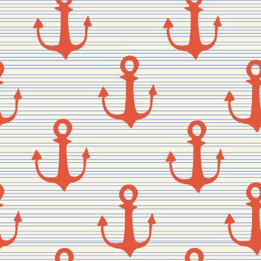 elle çizilmiş çapa şeritler arka plan üzerinde