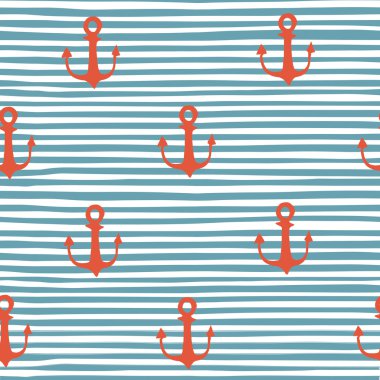 elle çizilmiş çapa şeritler arka plan üzerinde